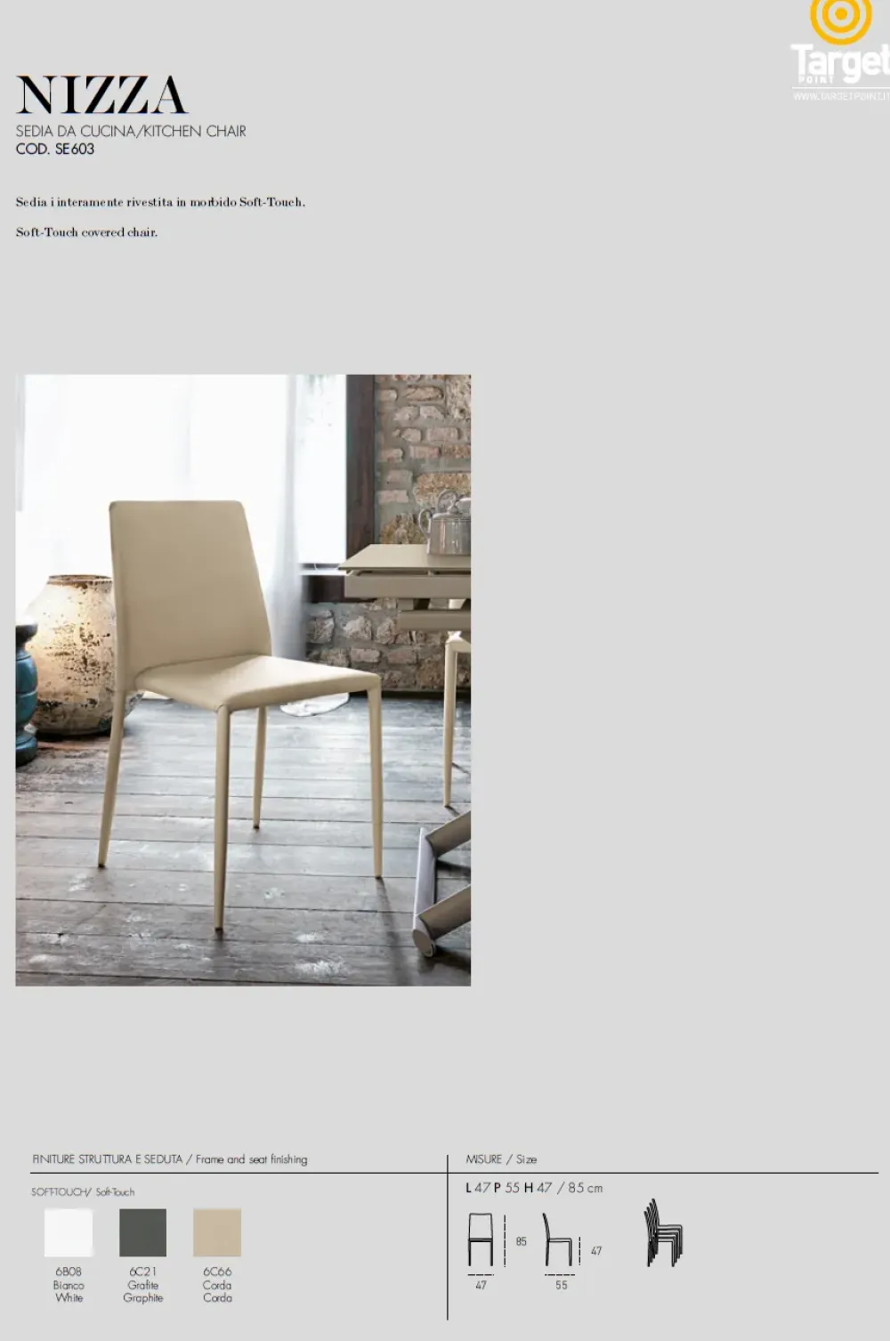 Sedia modello Nizza di : scopri il prezzo^Target Point Sale