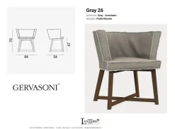 Online Sedia modello Sedie gray 26 da soggiorno di -25% Sedie