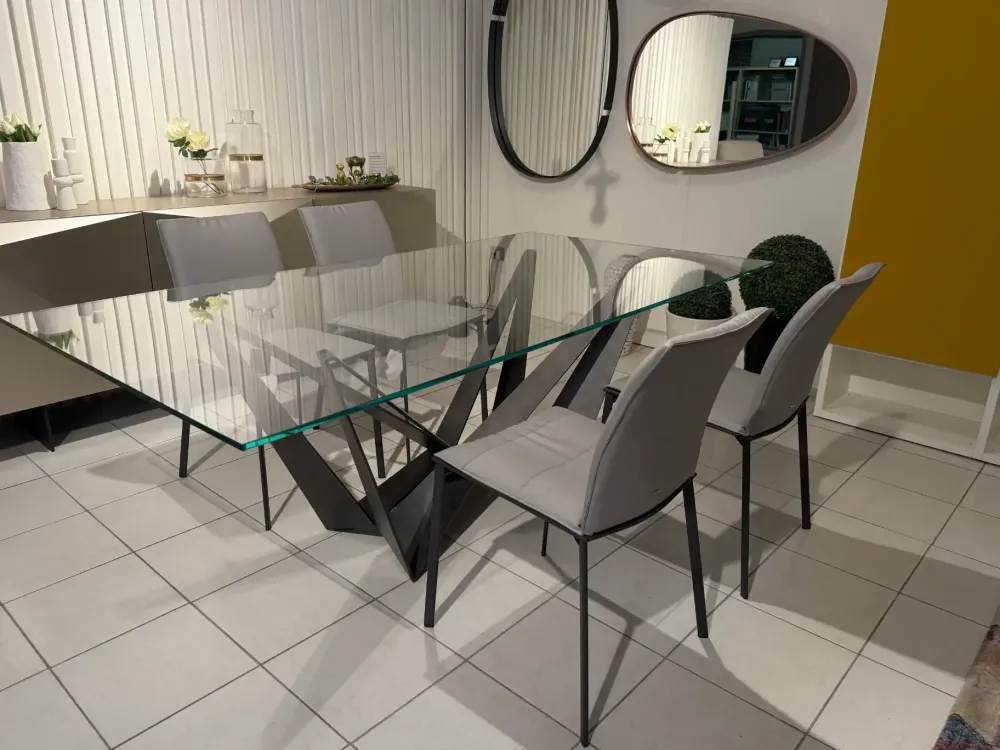 New Sedia modello Set 4 sedie rita fissa di Sedie