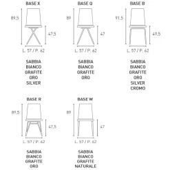 Sedia modello Tiffany da soggiorno di -30%^Abitare Interior Online