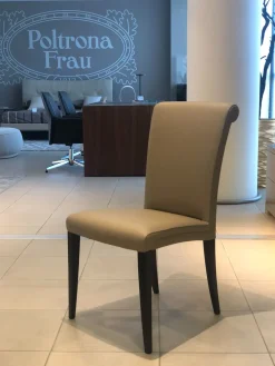 Poltrona Frau Sedia modello Vittoria senza braccioli di- Sedie