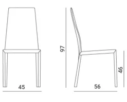 Sedia modello Wave di a prezzo riservato^Easyline Best