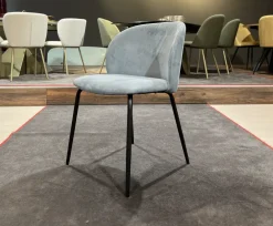 Zamagna Sedia Mood da cucina realizzata in tessuto scontata del 60%- Sedie