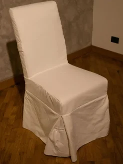 Artigianale Sedia N. 4 sedie con fiocco sfoderabili con un ribasso vantaggioso- Sedie