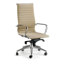 Sedia operativa Karma cromo direzionale in metallo a prezzo scontato Arredo Ufficio