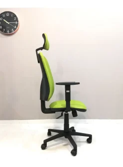 Sale Sedia operativa Mask schienale alto + 2 sedie attesa in ecopelle a prezzo Outlet Arredo Ufficio