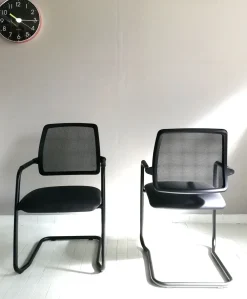 Las Mobili Sedia operativa modello Direzionale trama + 2 sedie slitta in OFFERTA OUTLET- Arredo Ufficio