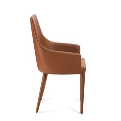 Sale Sedia poltroncina Italia pelle luxury a prezzo Outlet Sedie