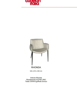Sedia Rhonda SCONTATA a PREZZI OUTLET^Cattelan Italia Clearance