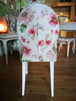 Sedia Sedia in legno rivestita in stoffa di in OFFERTA OUTLET -66%^Callesella New