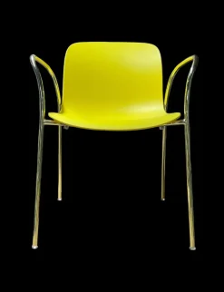 Sedia Sedia troy gialla struttura oro a prezzo scontato^Magis Outlet