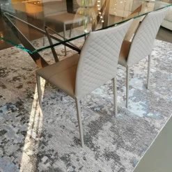 Cattelan Italia Sedia senza braccioli Norma couture di a prezzo Outlet- Sedie