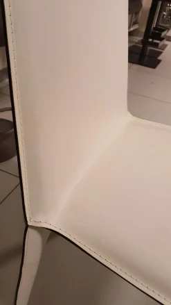 Sedia senza braccioli Pagoda bianca di a prezzo ribassato^Ozzio Outlet