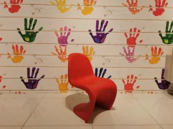 Sedia senza braccioli Panton junior rossa Vitra in Offerta Outlet^Collezione esclusiva Best