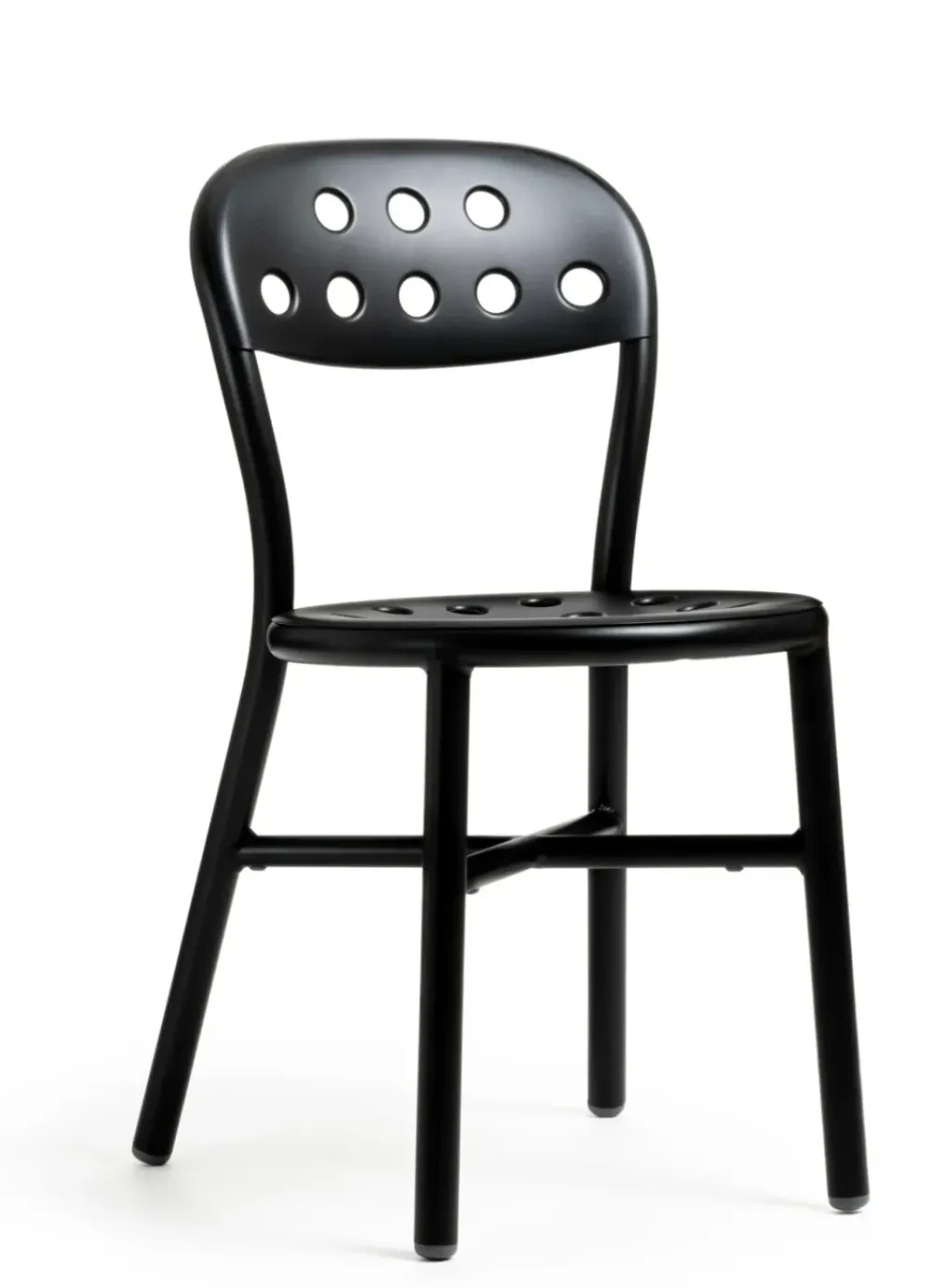 Best Sedia senza braccioli Sedia pipe nero lucido magios di a prezzo scontato Sedie