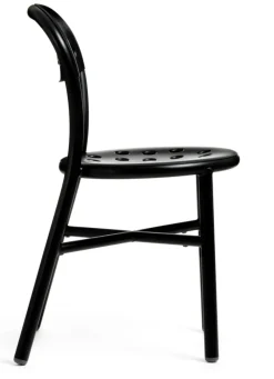 Best Sedia senza braccioli Sedia pipe nero lucido  magios di a prezzo scontato Sedie