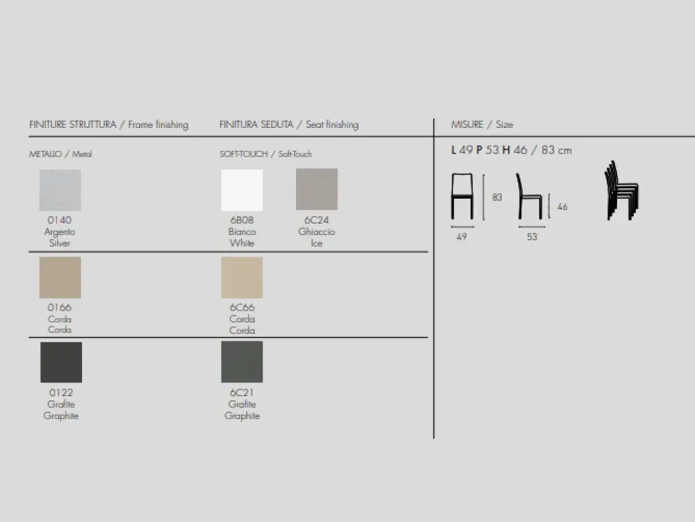 Sedia senza braccioli Zara a prezzo Outlet^Target Point Sale