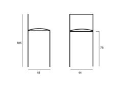 Artigianale Sedia Sgabello naos con uno sconto vantaggioso- Sedie