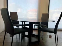 Discount Sedia Tai - eco pelle antracite   a prezzo scontato Sedie