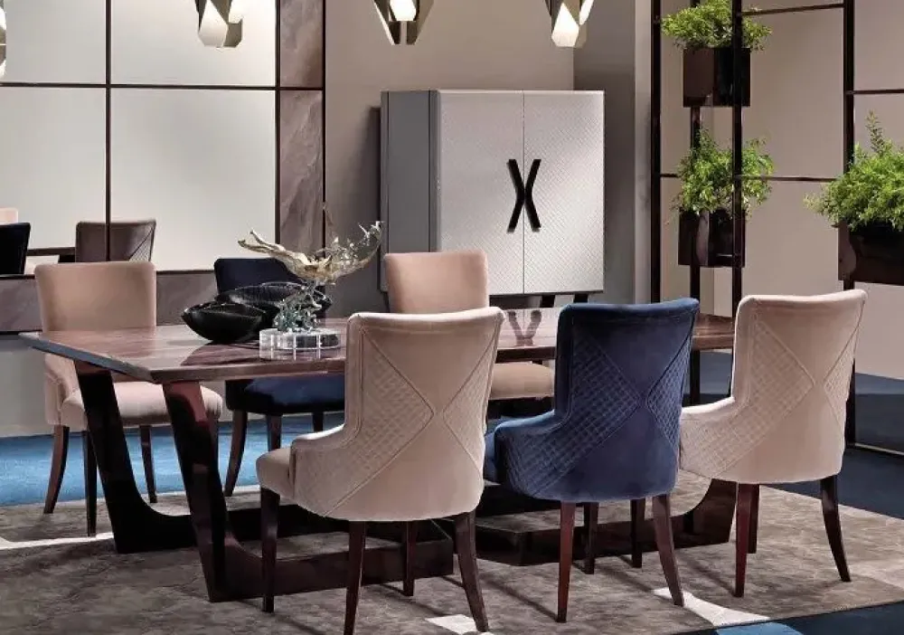 Md work Sedia Velluto e legno lucido con un ribasso vantaggioso- Sedie