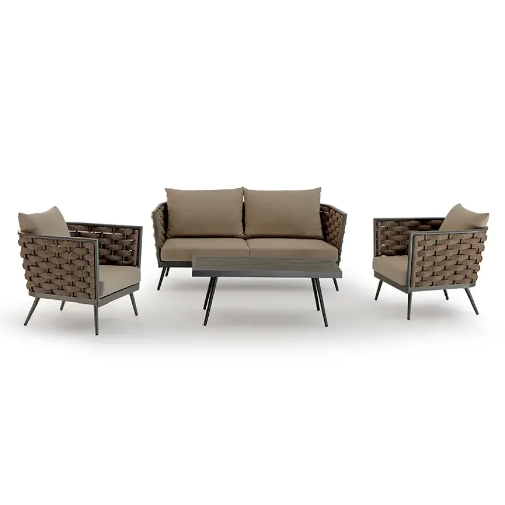 Collezione esclusiva Set completo da giardino Nizza set in Offerta Outlet- Set Da Giardino