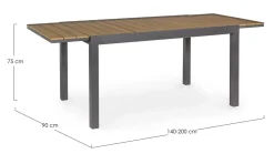 Sale Set completo per l'esterno Elias in Offerta Outlet Set Da Giardino