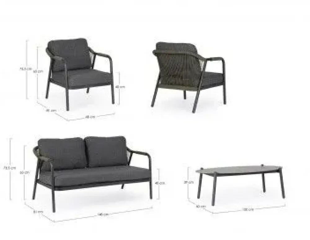 Sale Set da giardino Miravet a marchio a prezzo ribassato Set Da Giardino