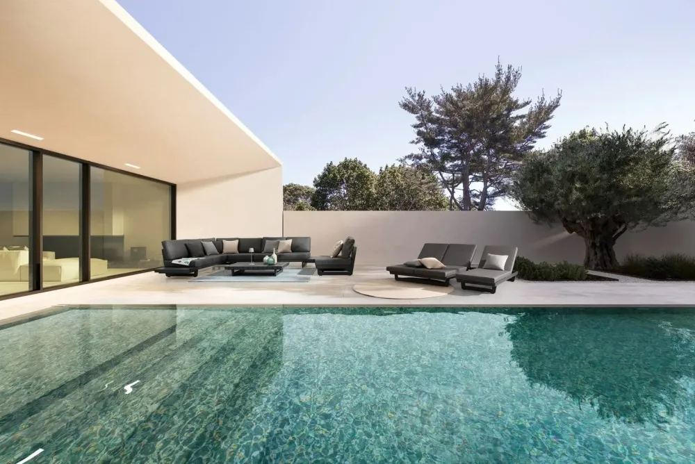 Set da giardino Salotto angolare infinity a marchio a prezzo scontato^Bizzotto Best