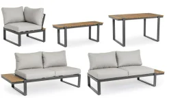 Bizzotto Set da giardino Set angolare sven a marchio a prezzo scontato- Set Da Giardino