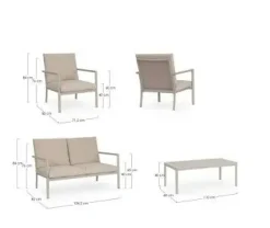 Best Set per l'esterno completo Konnor con forte sconto Set Da Giardino