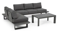 Bizzotto Set per l'esterno completo Salotto angolare konnor a prezzi outlet- Set Da Giardino