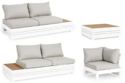 Bizzotto Set per l'esterno Salotto angolare osten a marchio a prezzo scontato- Set Da Giardino