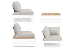 Bizzotto Set per l'esterno Salotto angolare osten a marchio a prezzo scontato- Set Da Giardino