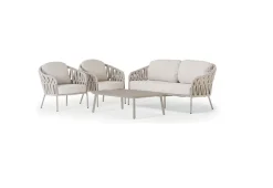 Hot Set per l'esterno Set completo con rivestimento nautico  olefin idrorepellente a marchio a prezzo scontato Set Da Giardino