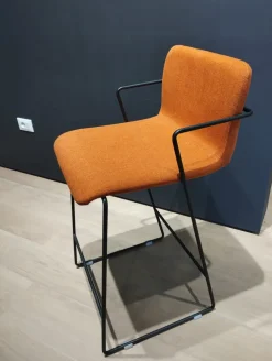 Sgabello a slitta Fluid c a prezzi convenienti^Zamagna Best