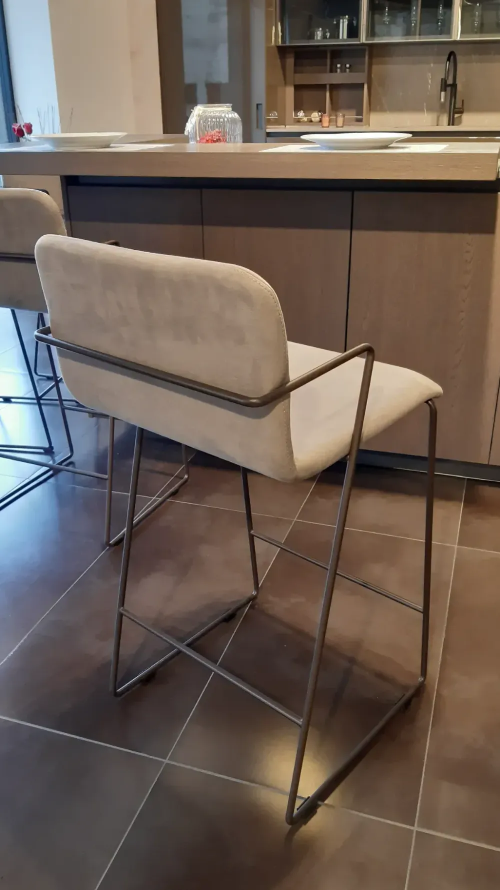 Sgabello a slitta Fluid c con forte sconto^Zamagna Hot