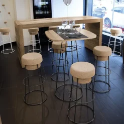 Sgabello Bouchon  sa con base centrale convenienti^Domitalia Online