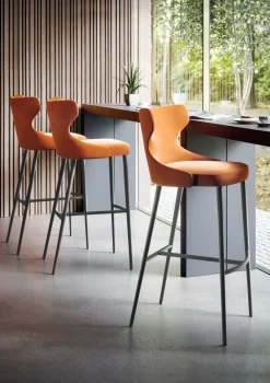 Sgabello con 4 gambe Queen a prezzi convenienti^Ambianceitalia Clearance