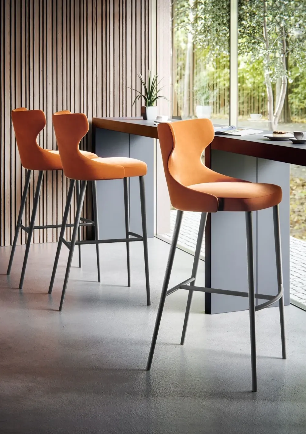 Sgabello con 4 gambe Queen a prezzi convenienti^Ambianceitalia Clearance