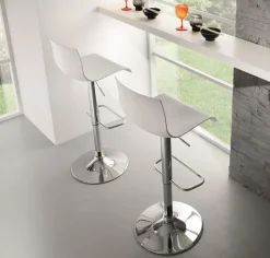 Sgabello da soggiorno Elios a prezzo Outlet Sgabelli