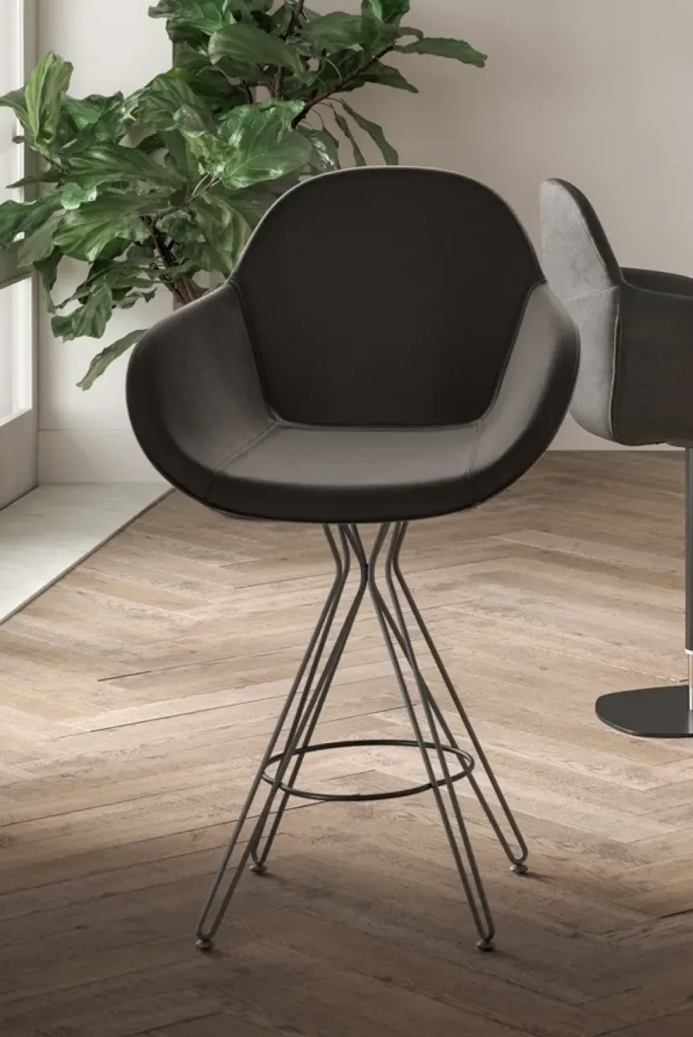 Sgabello poltroncina Hugo a prezzo scontato^Ozzio Outlet