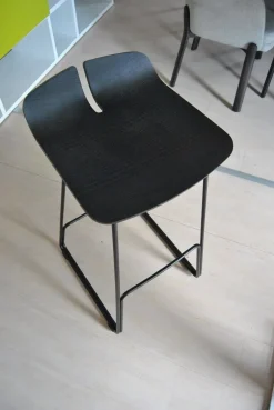 New Sgabello senza braccioli Ink a prezzo ribassato Sgabelli