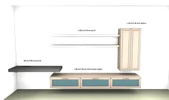 Sale Soggiorno completo Arcadia as 101 di in stile classico a prezzi convenienti Soggiorni Completi