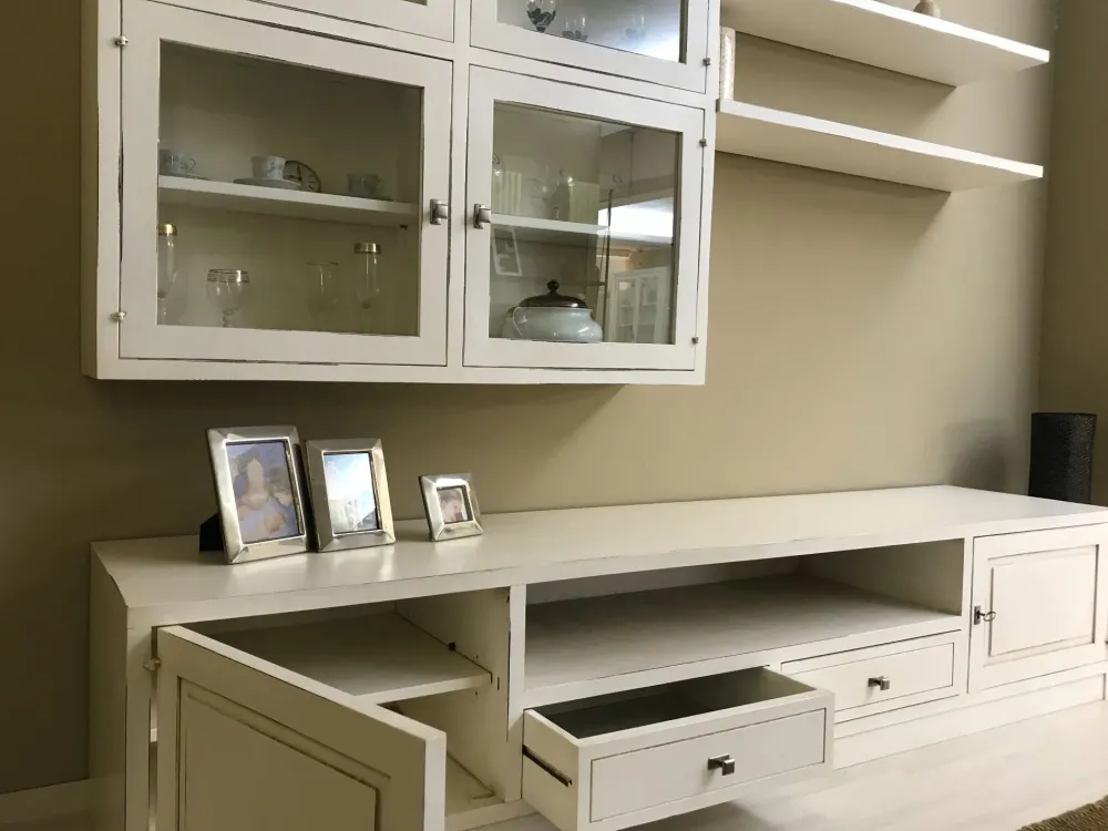 Pantera Lucchese Soggiorno completo Colony di in legno a prezzo Outlet- Soggiorni Completi