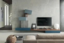 Soggiorno completo Horizon di in stile moderno a prezzi outlet^Mobilgam Discount