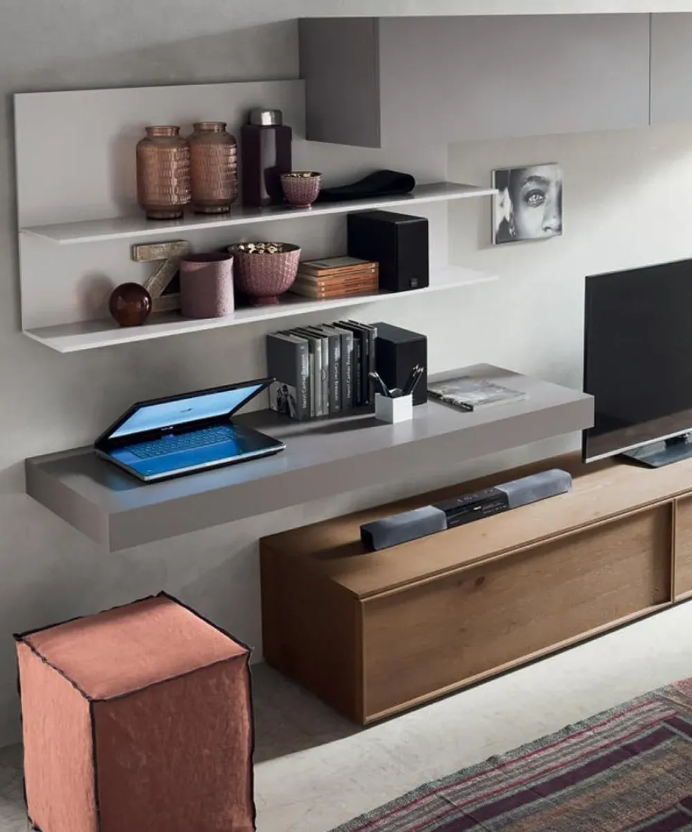 Soggiorno completo in stile design Maronese in legno Offerta Outlet^Maronese ACF