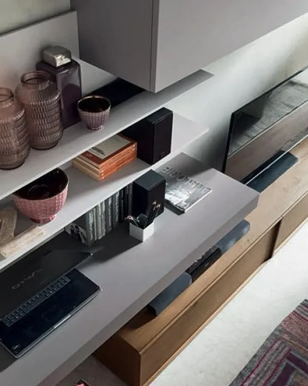 Soggiorno completo in stile design Maronese in legno Offerta Outlet^Maronese ACF