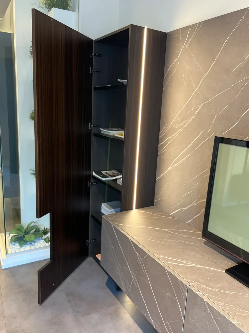 Nova Cucina Soggiorno completo Kyton di in stile design in offerta- Soggiorni Completi