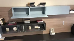 Sangiacomo Soggiorno completo Lampo di in laccato lucido in Offerta Outlet- Soggiorni Completi