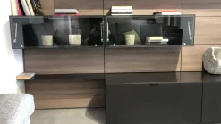 Sangiacomo Soggiorno completo Lampo di in laccato lucido in Offerta Outlet- Soggiorni Completi